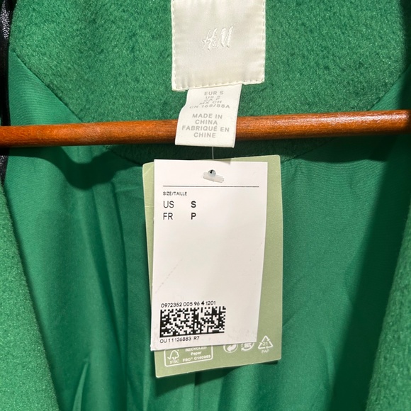 BRAND NEW / H&M / Green winter coat/ NWT - Picture 5 of 8